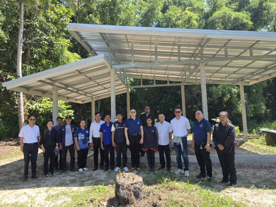 หลังที่  1.  บ้านนางวิเชียร จันทร์แก้ว ม.6 เขตพื้นที่ หมู่ 5 สมสะอาด 