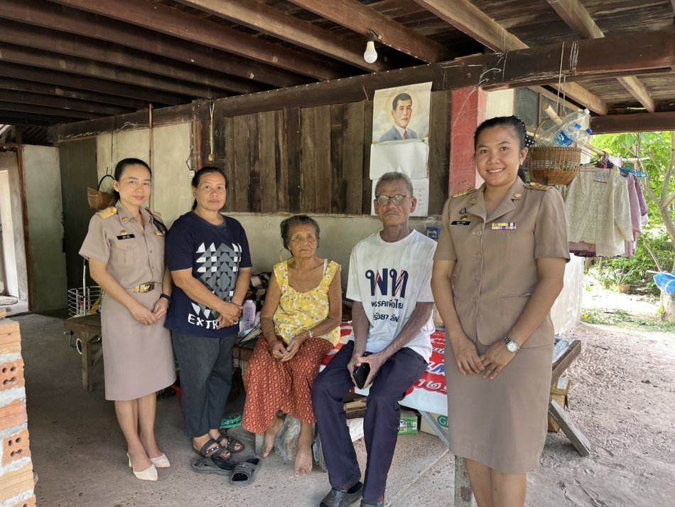 เทศบาลตำบลพอกน้อย โดย งานสวัสดิการสังคม สำนักปลัดเทศบาล ได้ลงพื้นที่สอบข้อเท็จจริง ณ บ้านพอกน้อยพัฒนา ม.8 